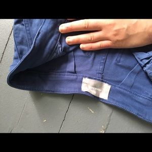 Everlane Wide Leg Crop in Indigo Blue